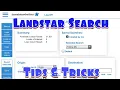 Landstar Online Load Search Tips Tricks