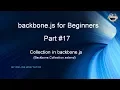 Learn backbone js tutorial from scratch for beginners Part 17 Collection in backbone js
