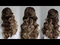 Half Up Half Down Hairstyle with Twists Elegant and Easy Tutorial