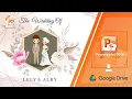 Download Lagu Template undangan digital Pernikahan gratis | Free Wedding invitation | Template Powerpoint Agustus
