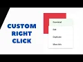 How To Create Custom Right Click Context Menu For Your Website - Live Blogger
