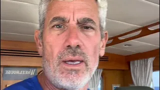 DAY 1 ATLANTIC CROSSING: Captain gives pilot house tour #trawlerlife #kadeykrogen