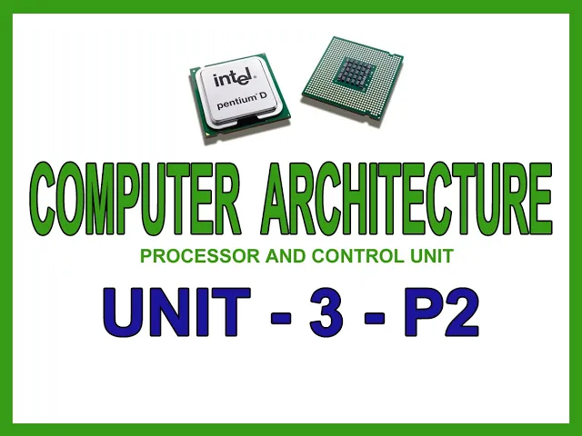 COMPUTER ARCHITECTURE - UNIT 3 - PART-II