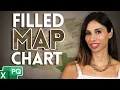 How to Easily Create a Dynamic Filled Map Chart in Excel with Power Query