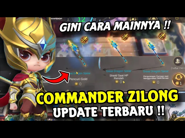 Download MP3 GINI CARA MAIN COMMANDER TERBARU MAGIC CHESS !! COMMANDER ZILONG MINI UPDATE TERBARU MAGIC CHESS!