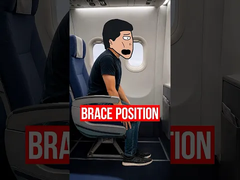 Posisi yang Harus Kamu Lakukan Saat Pesawat Darurat ✈️⚠️