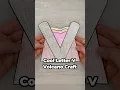 Fun Letter V Volcano Craft for Kids