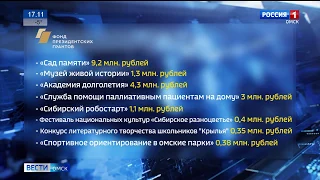 39 омских проектов стали победителями конкурса Фонда президентских грантов