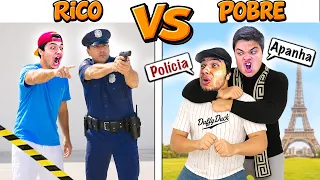 ELES BRIGARAM FEIO NA FRANÇA e VÃO SER PRESOS (Rico Vs Pobre Episódio 80)