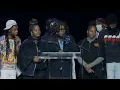 FAMILY MOTHER FATHER AUNT RITA SISTERS SPEAKS SPECIAL TRIBUTE CEREMONY