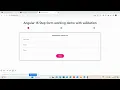 Angular 16 Step form working demo with validation