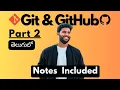 Git GitHub Crash Course With Notes Git Branch Revert Push Pull Merge more Commands
