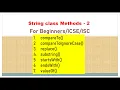 String Handling in Java Class 10 ICSE - 03 in Hindi String class methods Computer Wallah