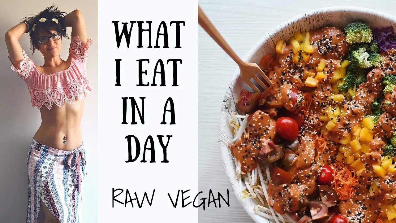 WHAT I EAT IN A DAY ON A RAW FOOD VEGAN DIET    WEIGHT LOSS CLEAR SKIN