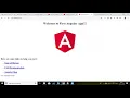 Angular 7 Tutorial 2 Creating Component