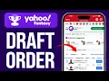 How to Set Draft Order In Yahoo Fantasy Football Step-by-Step