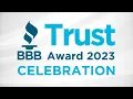 2023 BBB Trust Award Celebration honoring Trust Award scholarship winners Accredited Businesses