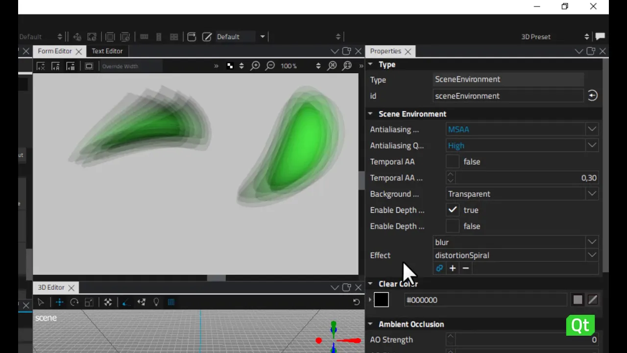 Getting Started with QDS - Using the Qt Quick 3D Custom Shader Utilities, Materials, and Effects
