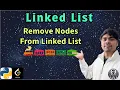 LeetCode 2487 Remove Nodes From Linked List Python Solution Explained AlgoYogi