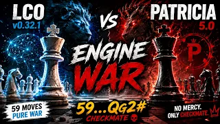 Lc0 vs Patricia AN ABSOLUTE WAR Immortal Engine Game