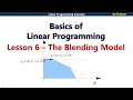 Basics of Linear Programming - Lesson 6 Linear Programming Tutorials