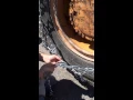 TireChain com TND Loader Grader Diamond Tire Chains Installation