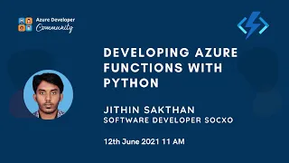 Developing Azure Functions with Python