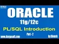 Oracle Introduction Part - 2 by dinesh
