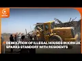 Demolition of illegal houses in Kirkuk sparks standoff with residents