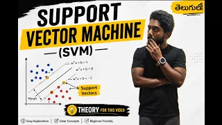 Support Vector Machine SVM in Telugu Machine Learning Made Simple