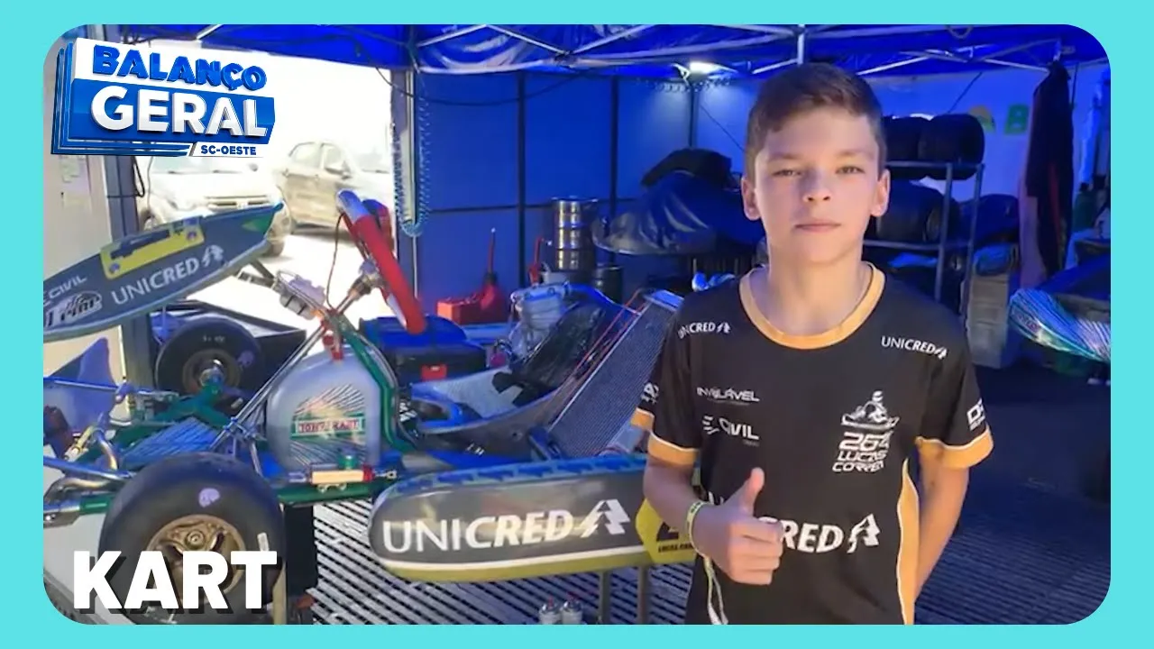 Piloto Xaxinense Lucas Corrêa busca Título Nacional de Kart na Paraíba