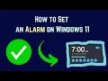 How to Set an Alarm on a Windows PC