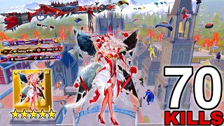 70 KILLS!!😱 IN TWO GAME LIVIK PROMOTION MATCH WORLD RECORD in NEW SEASON🔥 Pubg Mobile