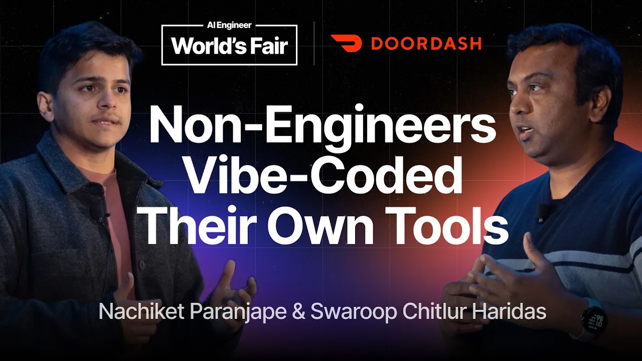 AI Evals for Cross-Functional Teams — Nachiket Paranjape & Swaroop Chitlur Haridas, DoorDash: video thumbnail
