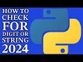 How To Check If A String Contains Numbers Or Text In Python 2024