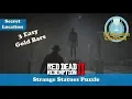 Strange Statues Puzzle 3 Easy Gold Bars - Red Dead Redemption 2
