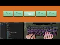 ASMR Programming - Single Element HTML and CSS 3D Button with Glow Effect