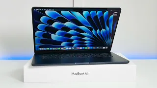 2023 MacBook Air 15-inch M2 Unboxing Setup and First Look