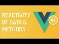 Reactivity of data Methods in vuejs - Vuejs tutorial for beginners
