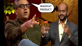 Ashneer angry on Sippline Glass ka Mask Shark Tank India
