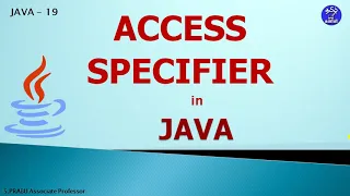 JAVA-19 ACCESS SPECIFIER
