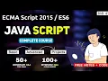 ECMAScript 2015 ES6 JavaScript Tutorial JavaScript Tutorials for Beginners in Hindi CSS
