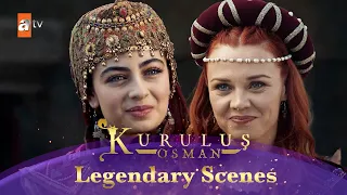 Kurulus Osman Urdu | Legendary Scenes - 824 | Aapse mil kar khushi hui, Fatma Khatoon!