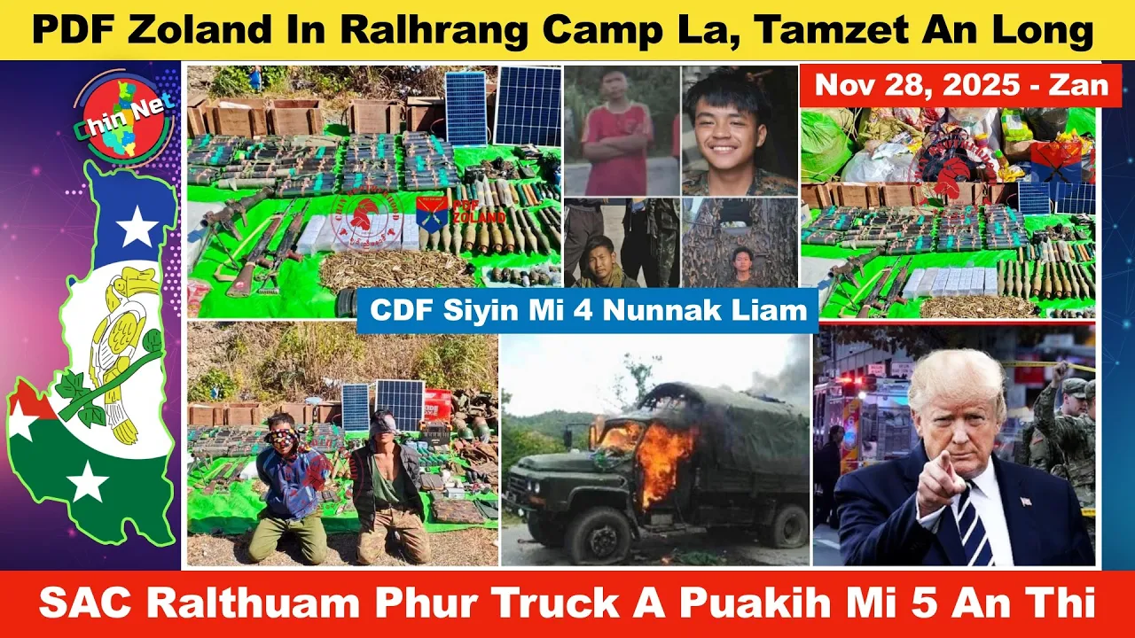 Nov 28 Zan: PDF Zoland In Ralhrang Hriamhrei Tamzet Long. SAC Ralthuam Phur Motor Puak, Mi 5 Thi
