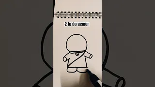Doraemon drawing from number 2