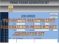 How to Create Preventive Maintenance Program for Prime Power Generator Set