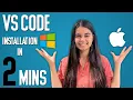 Install VS Code In 2 Minutes Windows Mac English