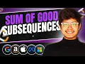3351 Sum of Good Subsequences DP Don t Overthink here