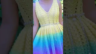 Meribella Dress Tutorial Available To Watch In This Channel Crochet Crochetdress Crochettutorial 