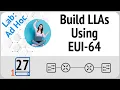 Address Practice Build IPv6 Link-Local Addresses EUI-64